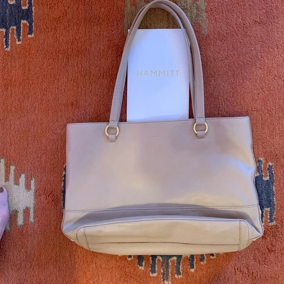 Hammitt Anderson Tan Leather Tote Bag